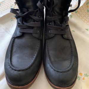 Men’s Size 10 Ugg Black Leather Work Boot